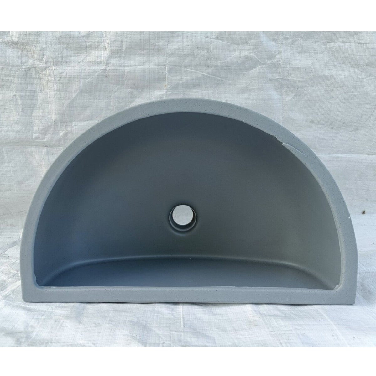 Waschbecken, Ausgussbecken aus Kunststoff mit Zubehör