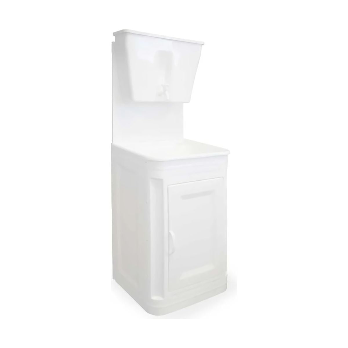 Stazione lavamani in plastica con base