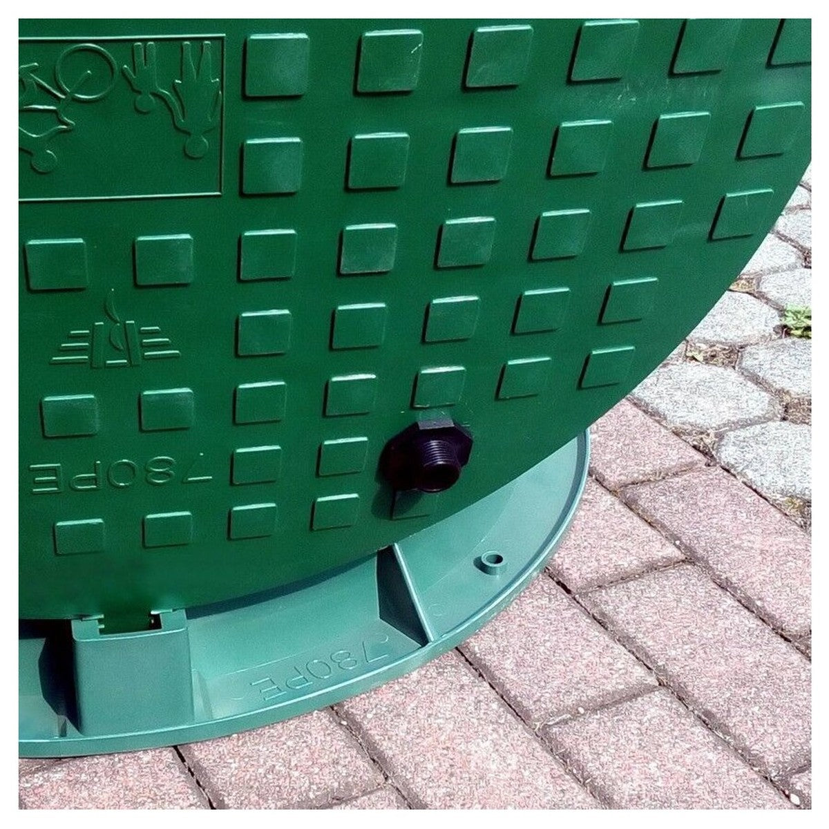 Schachtdeckel 78cm Schachtabdeckung rund A15 belastbar bis 1,5t