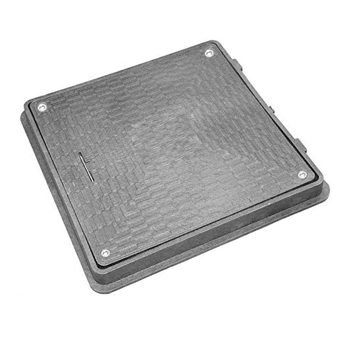 Schachtdeckel 65cm Schachtabdeckung eckig belastbar bis 1,5t