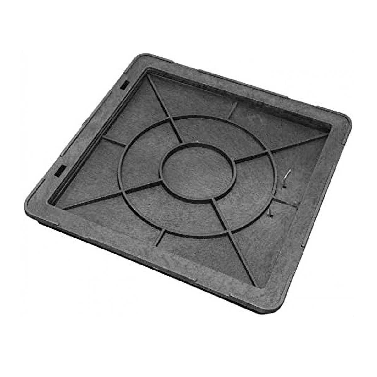 Schachtdeckel 65cm Schachtabdeckung eckig belastbar bis 1,5t