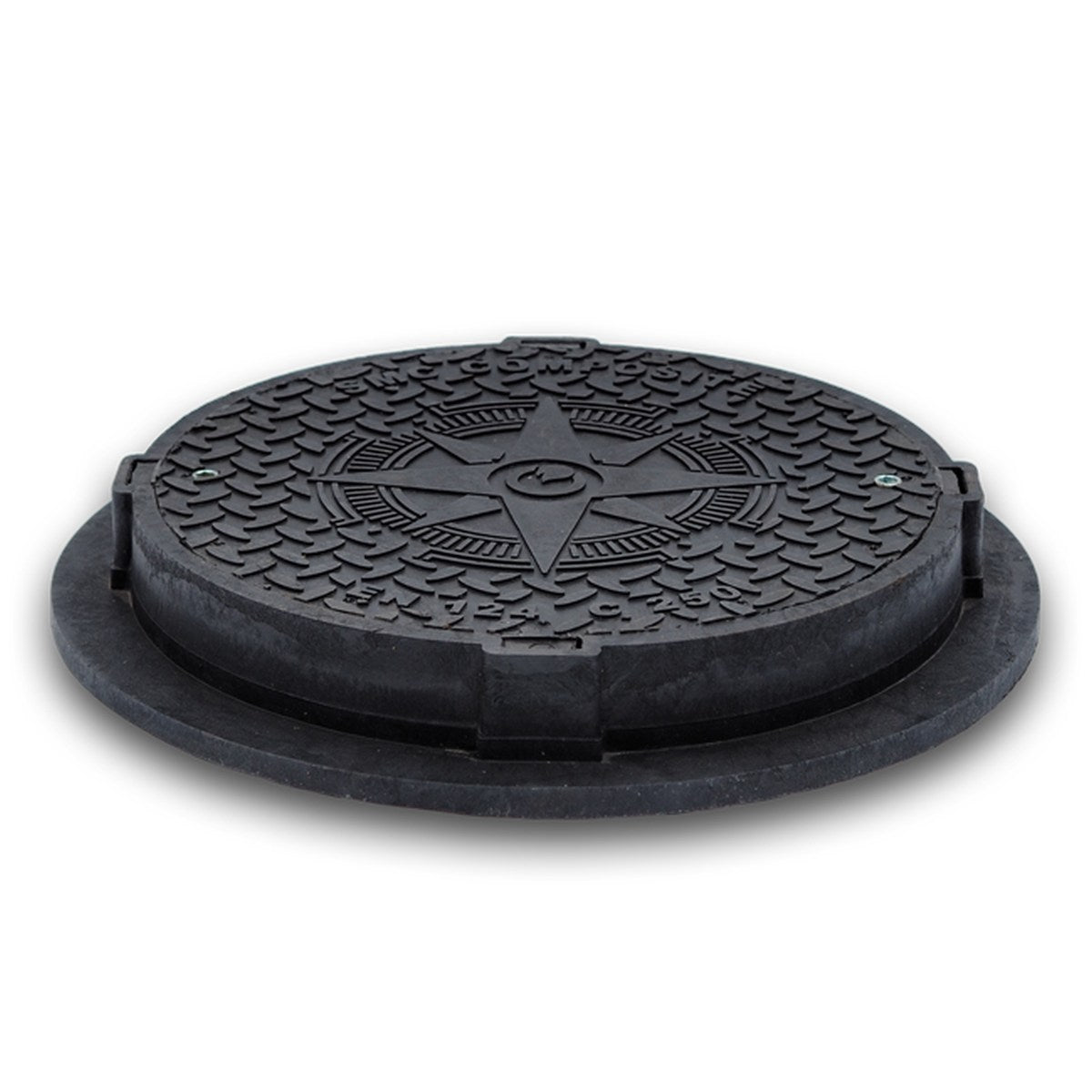 Manhole cover 83cm round manhole cover loadable up to 12t