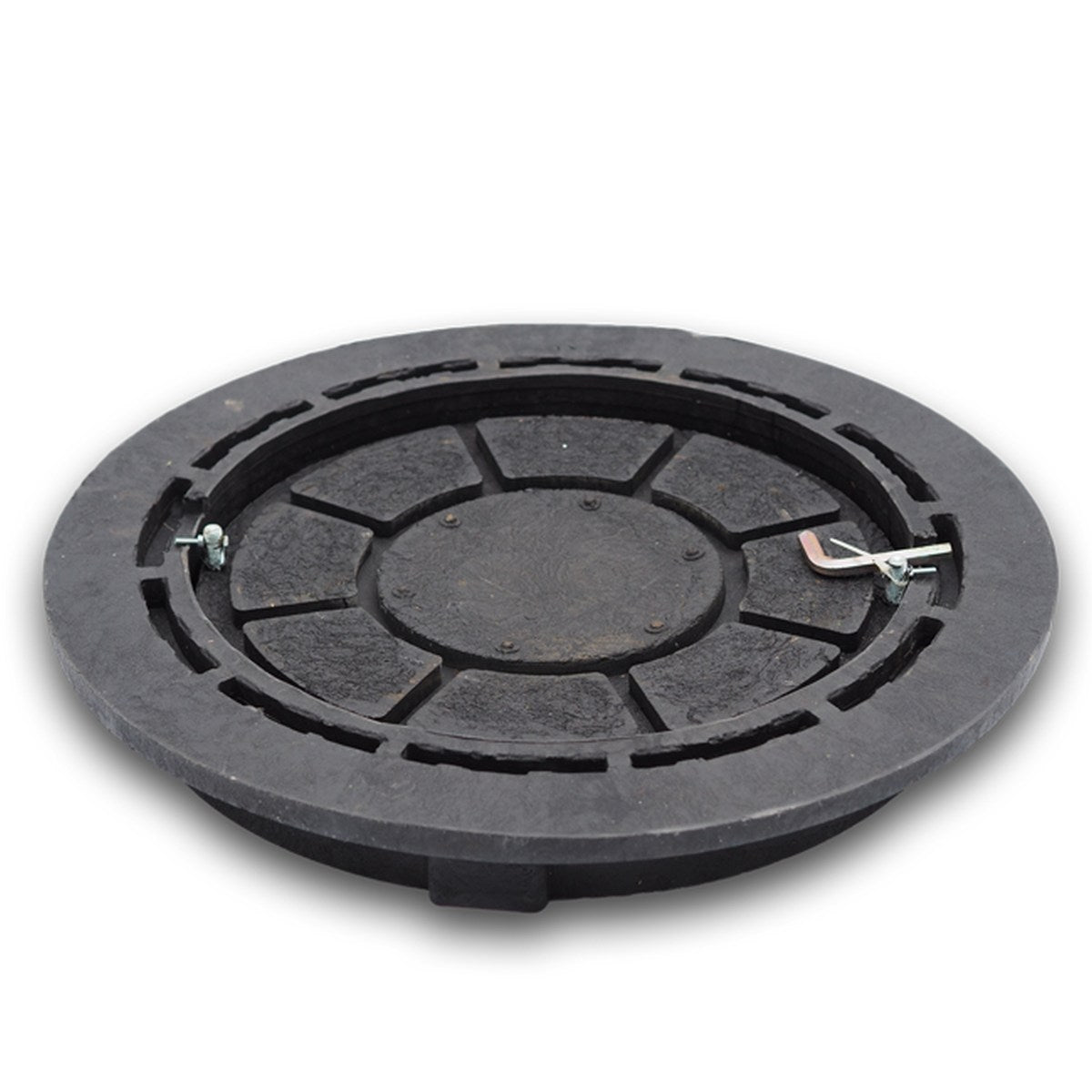 Manhole cover 83cm round manhole cover loadable up to 12t