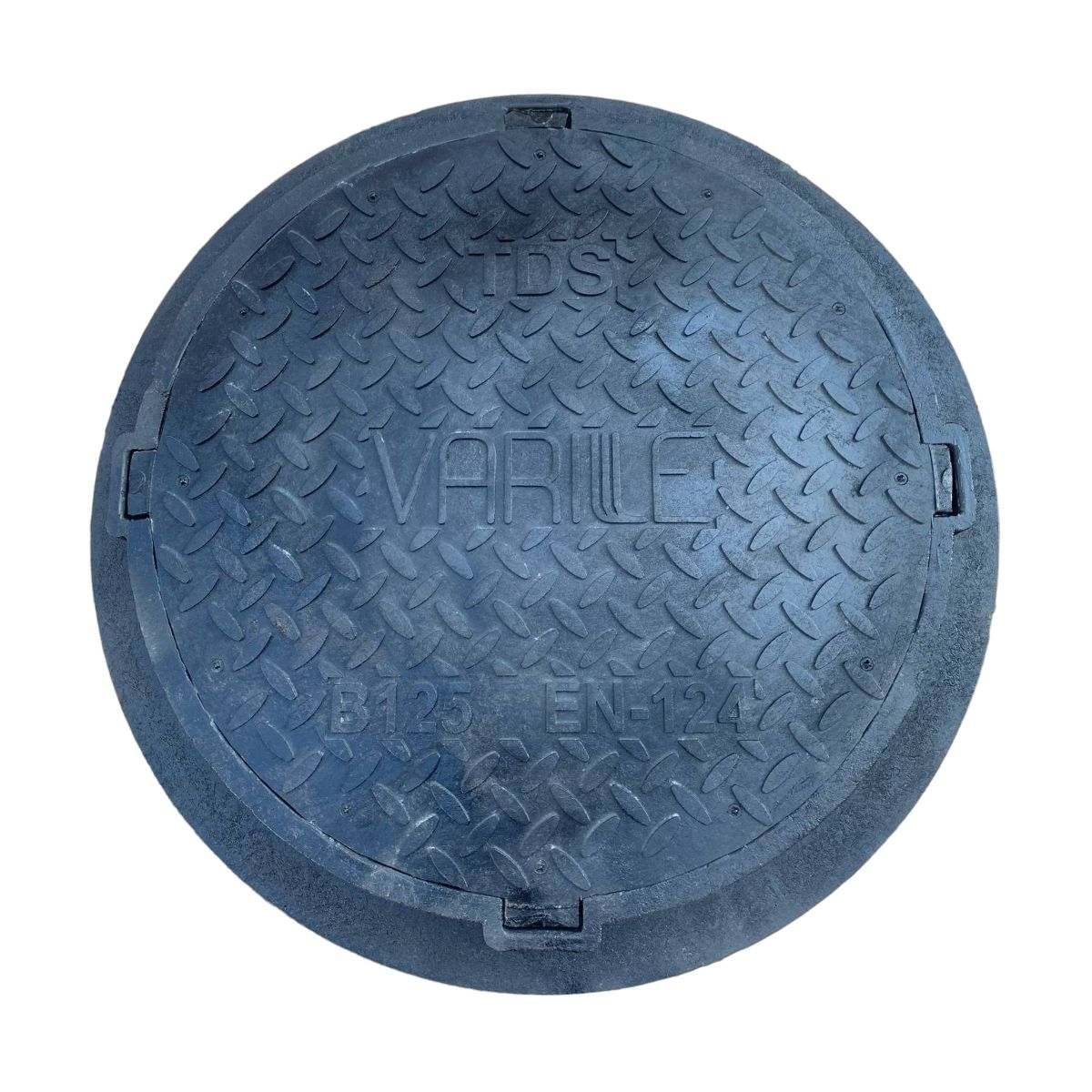 Manhole cover 83cm round manhole cover loadable up to 12t