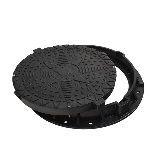 Schachtdeckel 80cm Schachtabdeckung rund B125 belastbar bis 12,5t