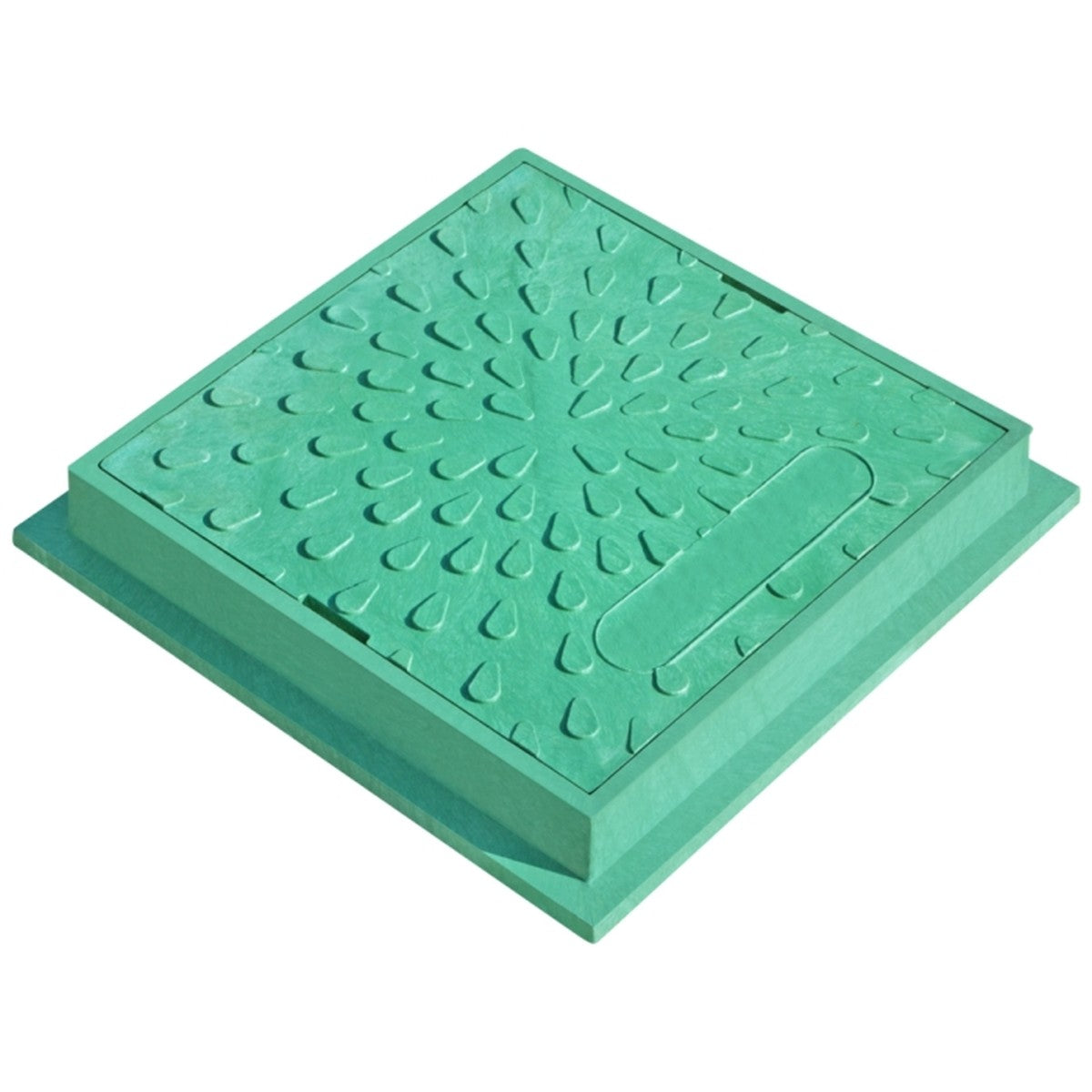 Schachtdeckel 38cm DN315 Schachtabdeckung eckig belastbar bis 5t