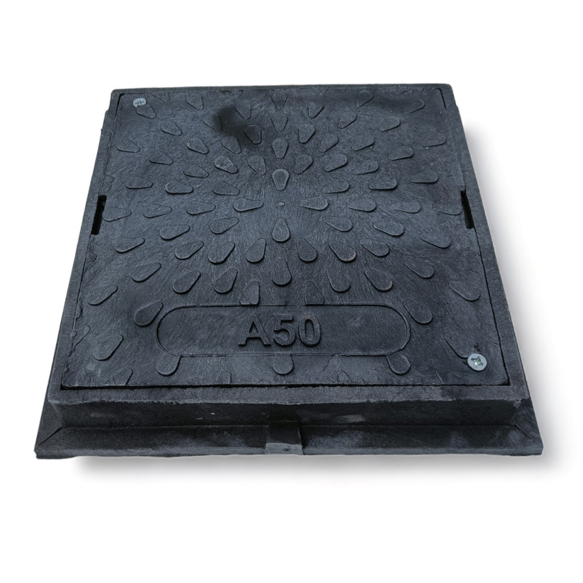 Schachtdeckel 38cm DN315 Schachtabdeckung eckig belastbar bis 5t
