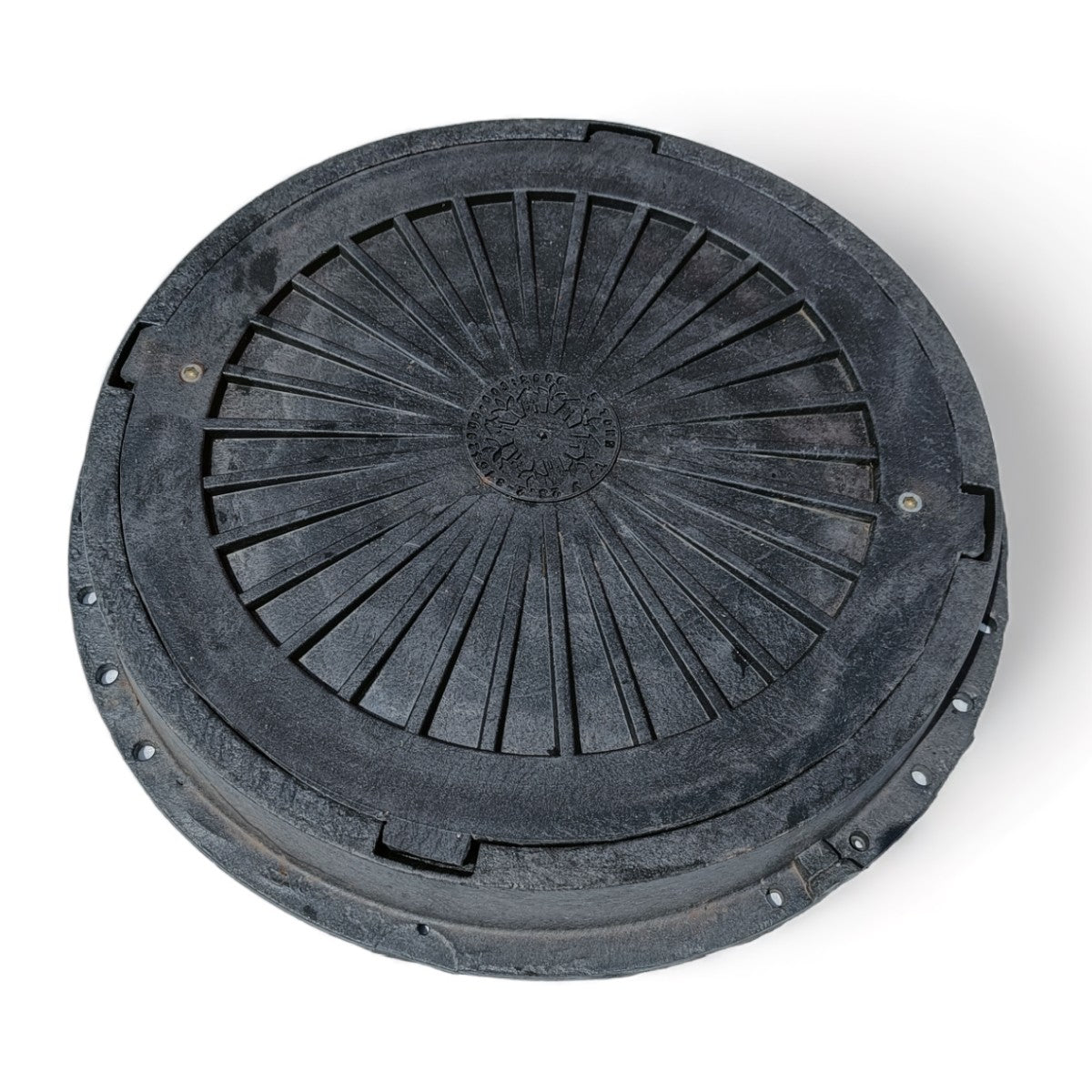 Schachtdeckel 75cm Schachtabdeckung rund belastbar bis 5t