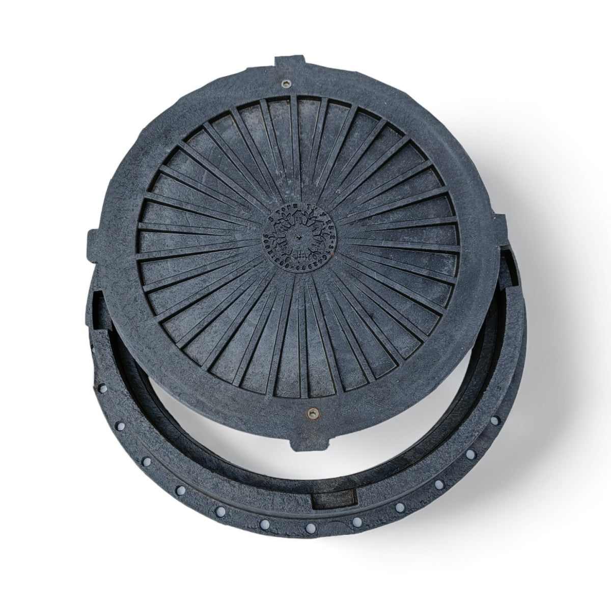Schachtdeckel 75cm Schachtabdeckung rund belastbar bis 5t