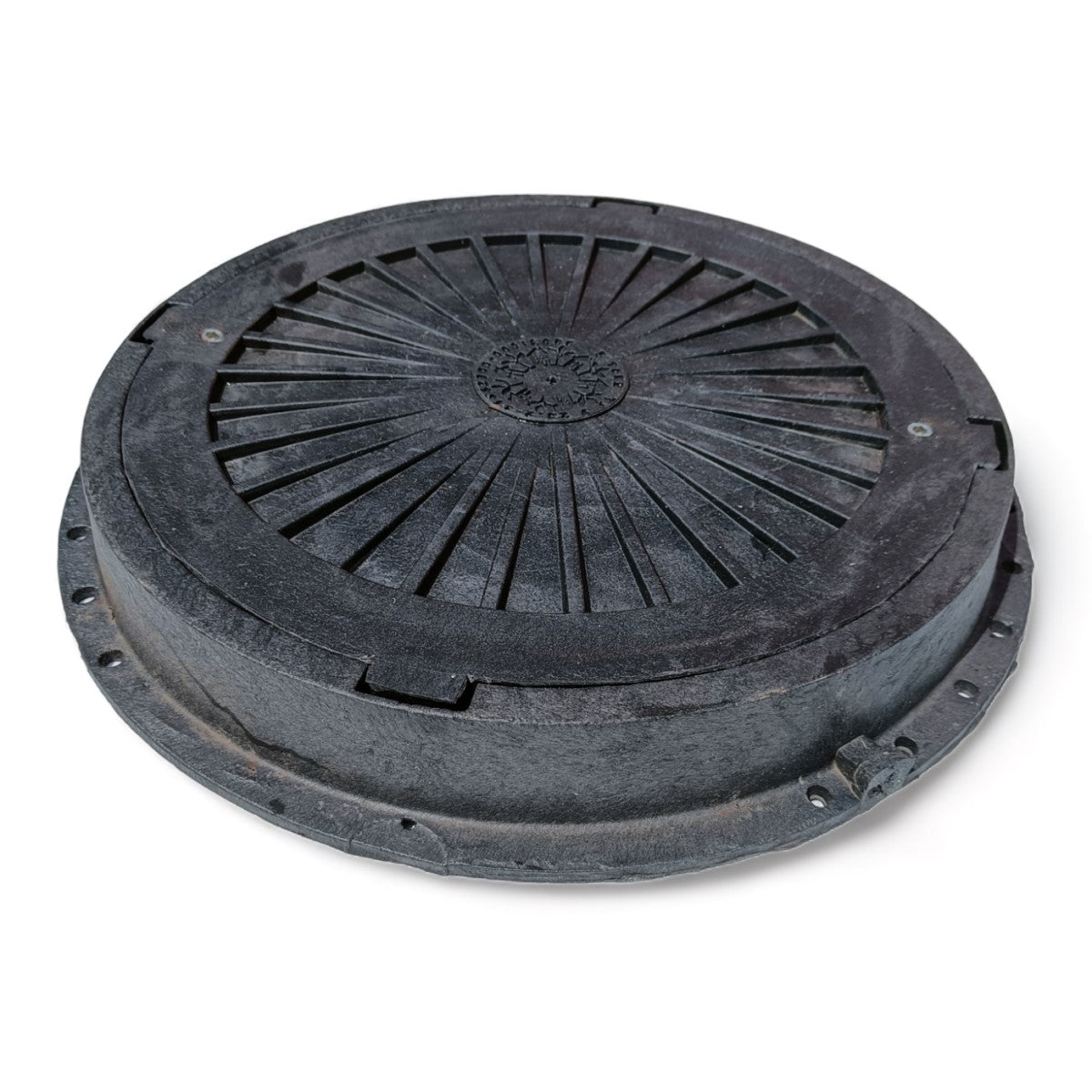 Schachtdeckel 75cm Schachtabdeckung rund belastbar bis 5t