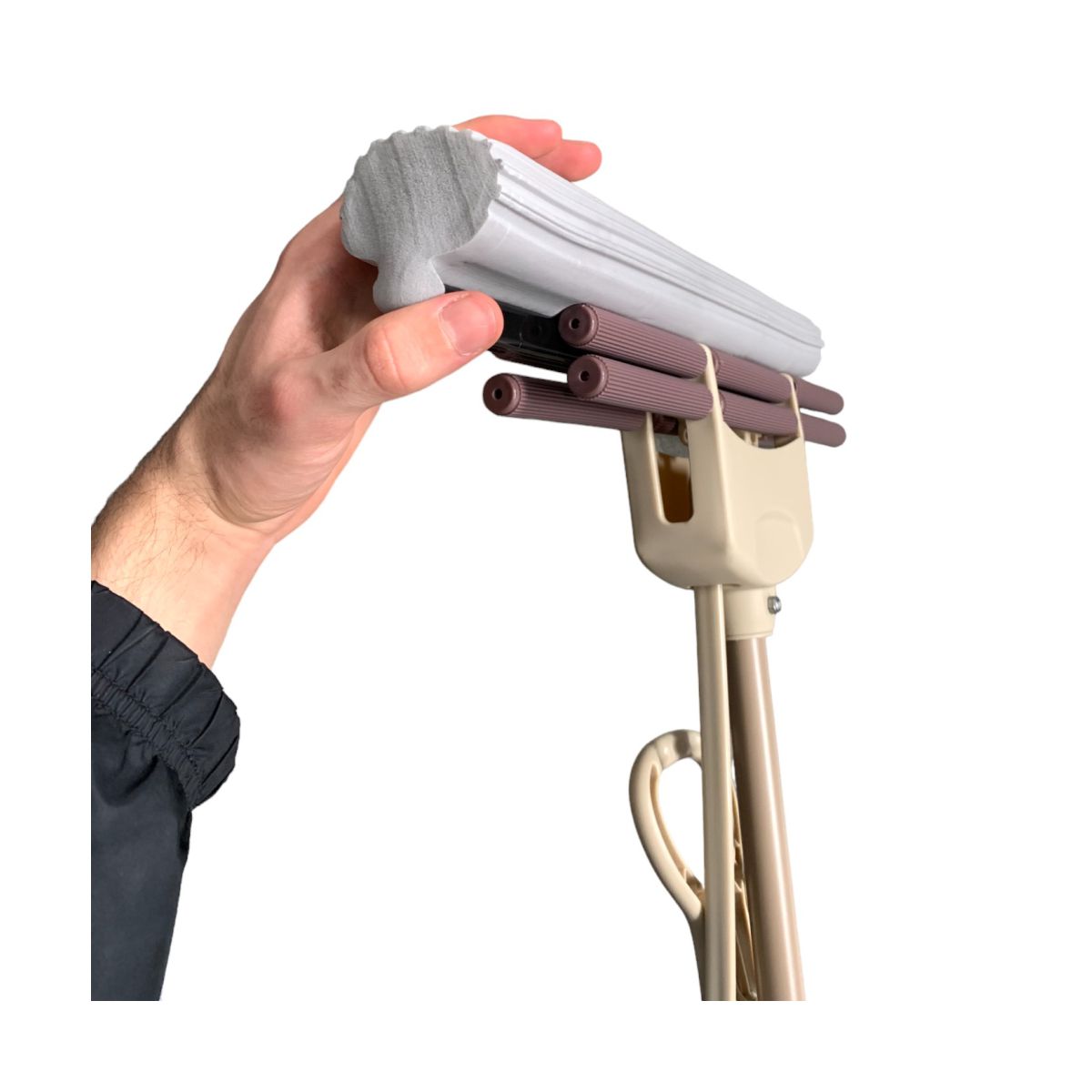 Mocio Horecano extra largo 38 cm con manico telescopico per tutti i pavimenti