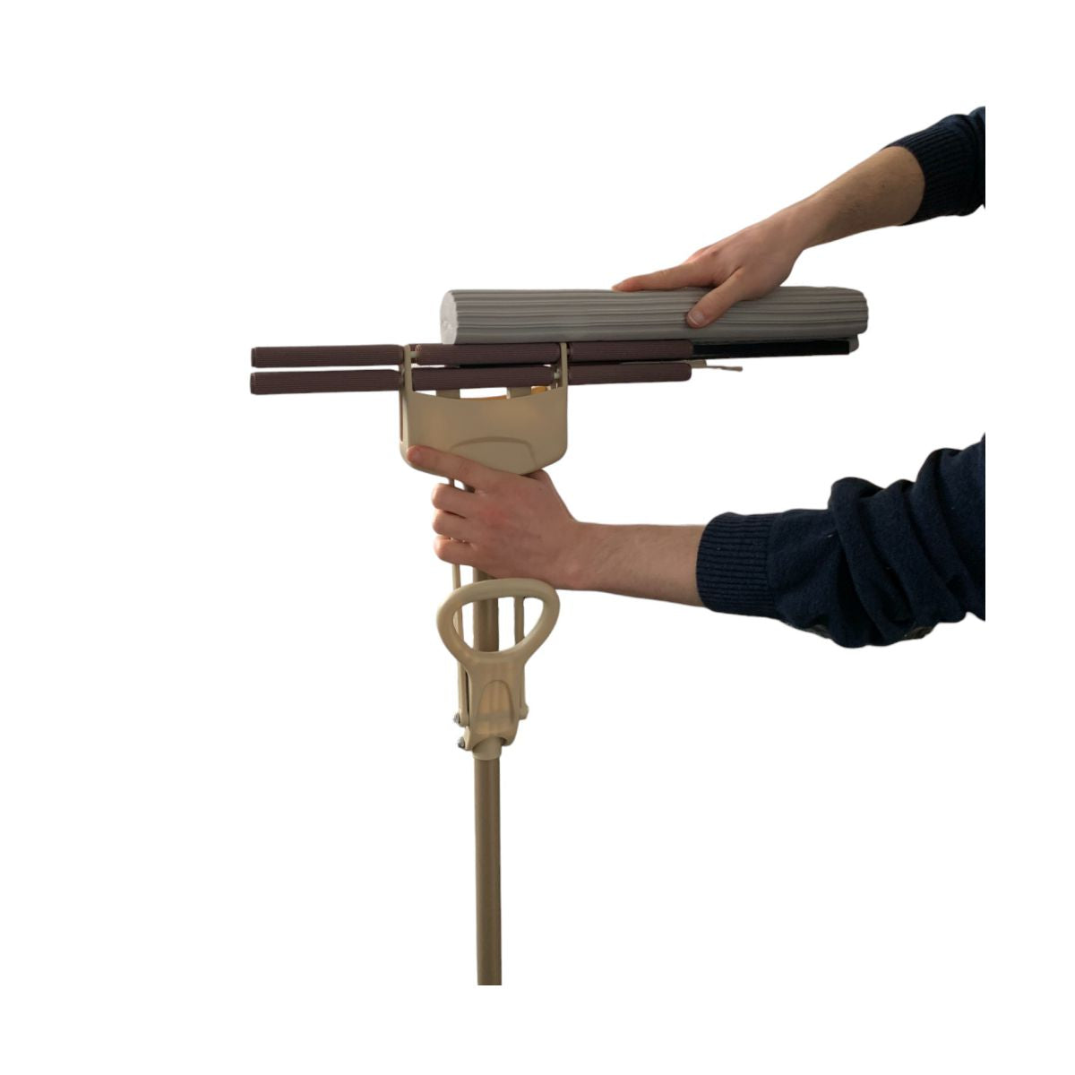 Mocio Horecano extra largo 38 cm con manico telescopico per tutti i pavimenti