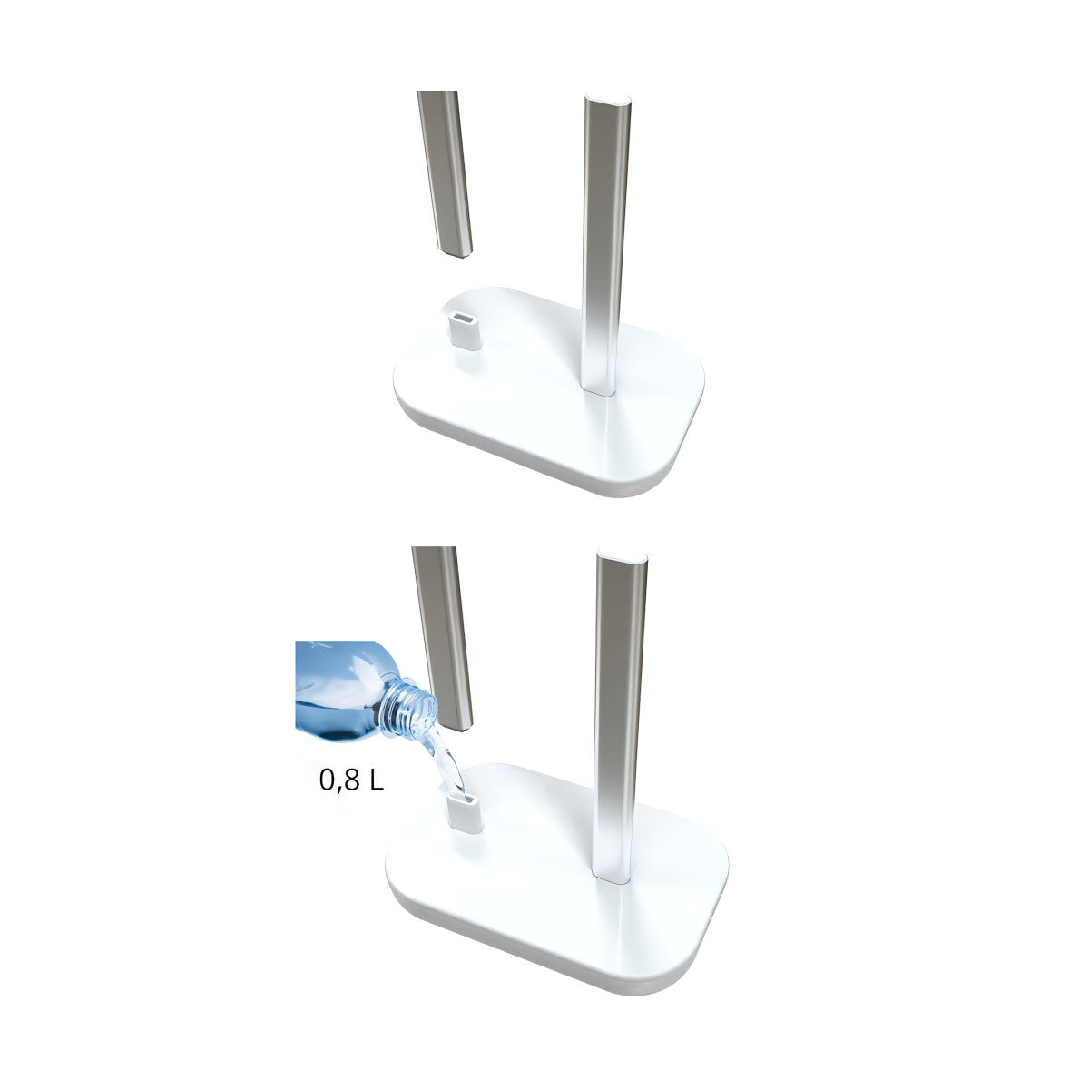 Porta carta igienica con ripiano per cellulare senza forare Porta WC