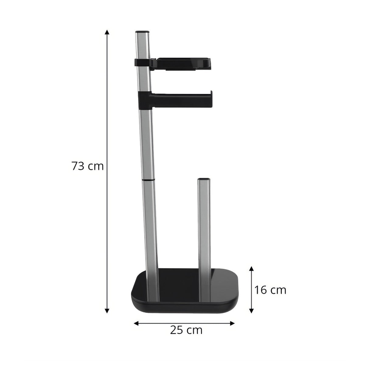 Porta carta igienica con ripiano per cellulare senza forare Porta WC