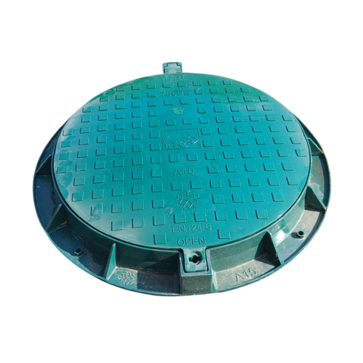 Schachtdeckel 78cm Schachtabdeckung rund A15 belastbar bis 1,5t