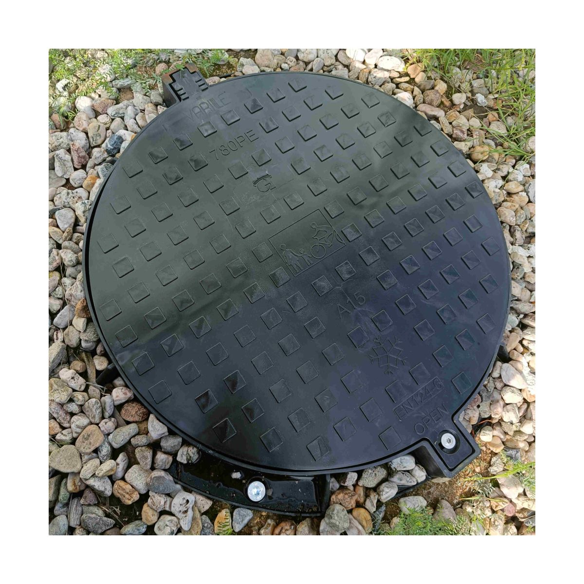 Mounting kit for manhole covers - HECO Multi-Monti-plus