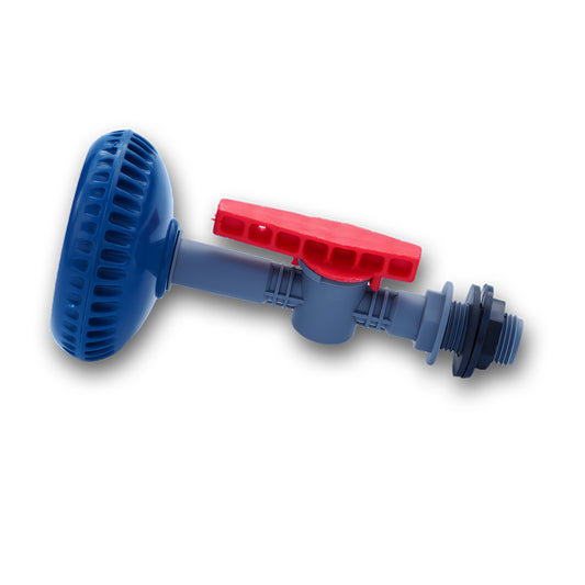 Duschkopf für Varile Gartenduschen 1/2"  - mit Kugelventil aus Kunststoff