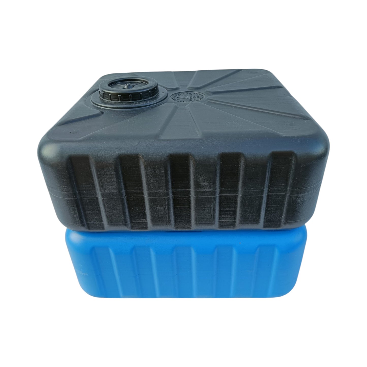 75L Flachtank Blau
