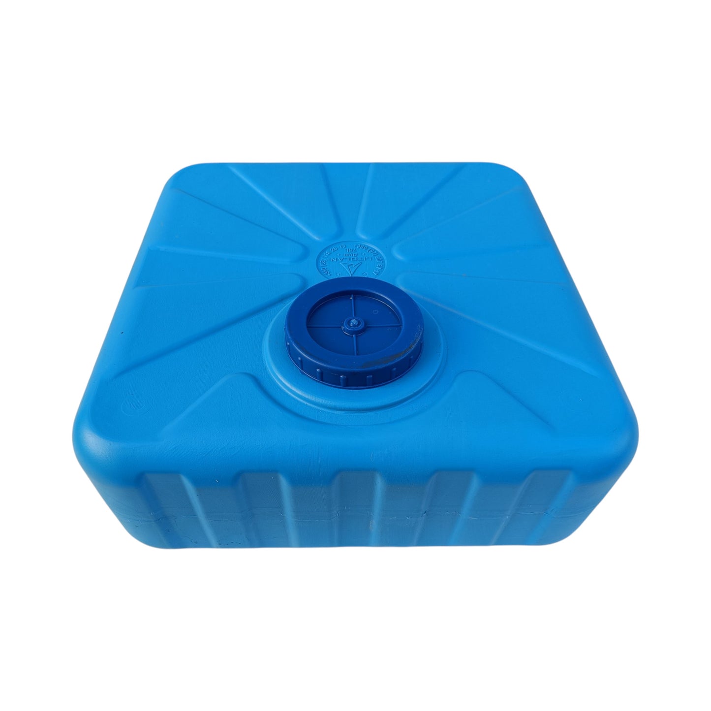 75L Flachtank Blau