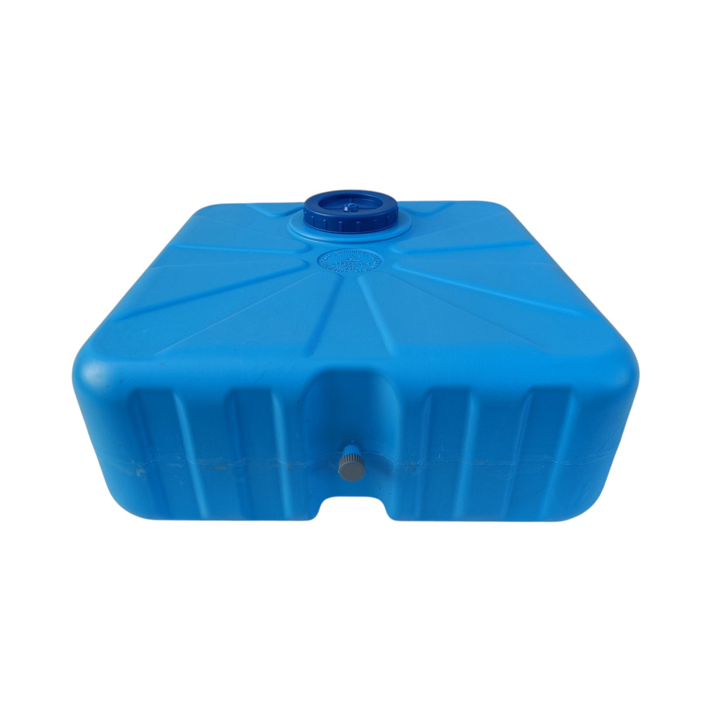 75L Flachtank Blau