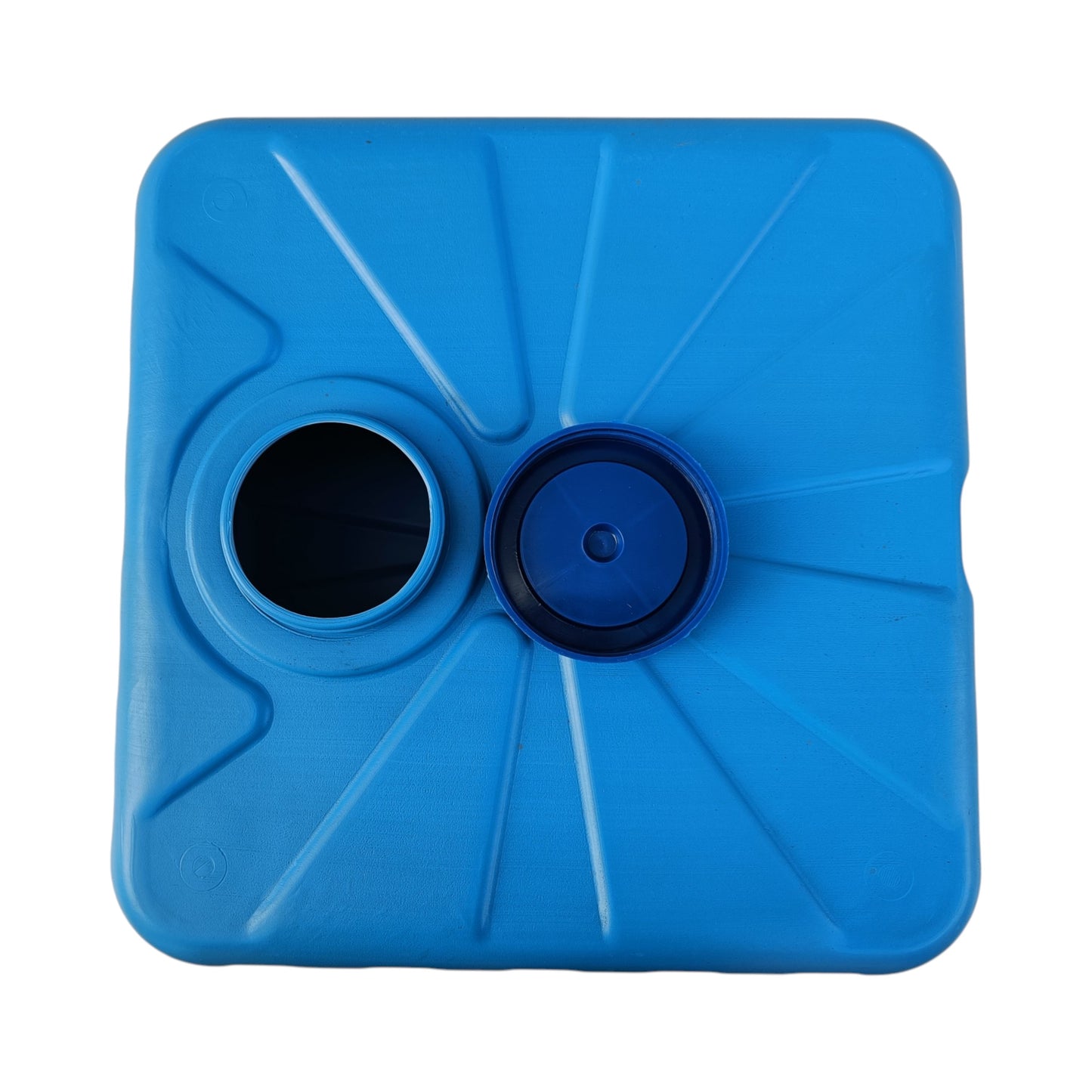 75L Flachtank Blau
