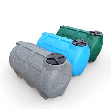 Serbatoio Acqua Potabile Varile 350 Litri Orizzontale - Senza BPA Con Filetto Ottone 3/4 - Made In EU - 3