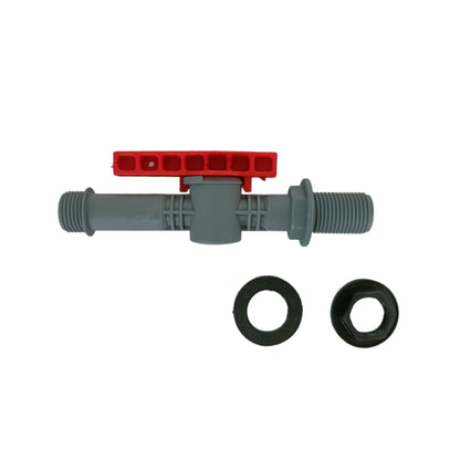 Duschkopf für Varile Gartenduschen 1/2"  - mit Kugelventil aus Kunststoff