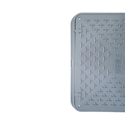 72cm Schachtabdeckung - DN600 eckig A15 belastbar bis 1,5t