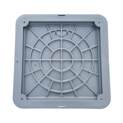 72cm Schachtabdeckung - DN600 eckig A15 belastbar bis 1,5t