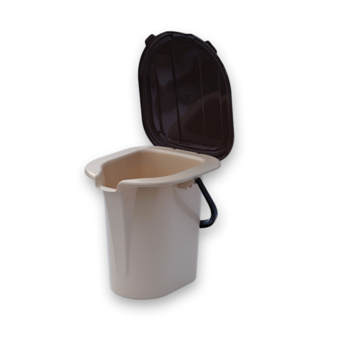 Camping WC Eimer mit Deckel, aus Polypropylen – Varile UG (haftungsbeschränkt)